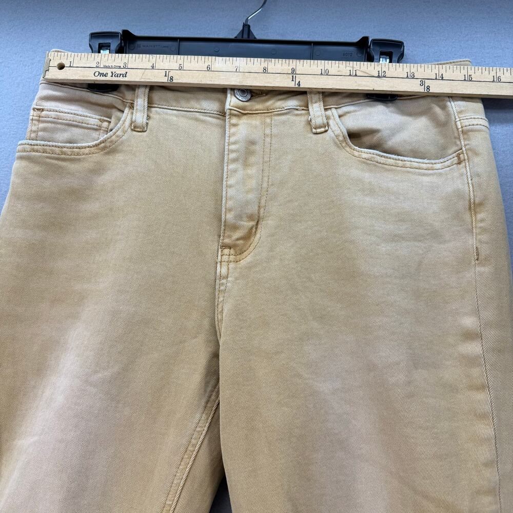 Vervet Blue Women's Jeans 30 (10) Sun Beige Factory Distressed Raw Hem Preppy - Picture 9 of 12